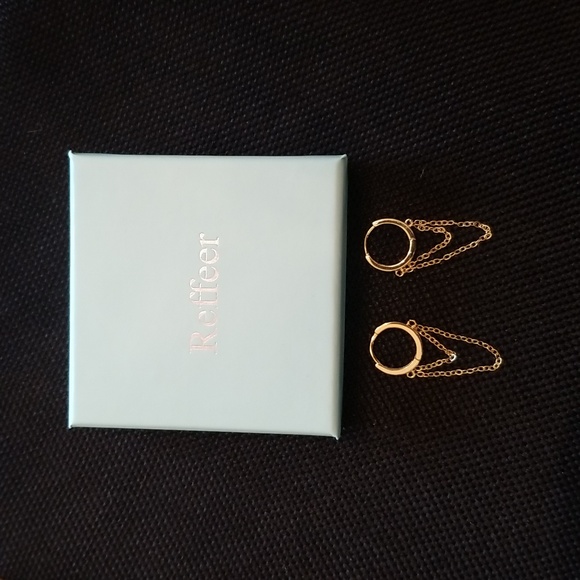 Reffeer Tassel Chain Drop Earrings - Picture 3 of 3